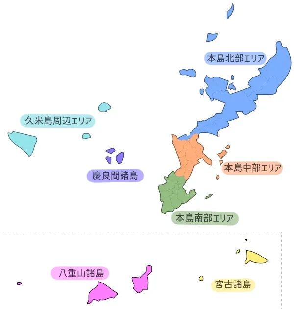 沖縄,地図